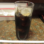 撫姿呼 - セットのアイスコーヒー