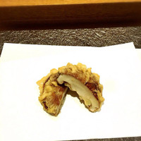 天ぷらあら木 - 肉厚な椎茸