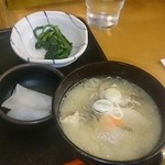 おふくろの味 3・5食堂 - 漬物もちょうどいい！美味しい