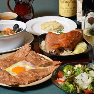 フランス郷土料理とワイン