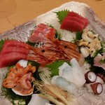やすけ - 刺身盛り合わせ2015,6