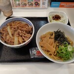 吉野家 - 料理写真:牛丼並盛(つゆだく)•油そば•ネギラー油セット 1,112円⇨1,012円 ♪