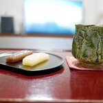 ほうえい堂 - 料理写真:「ひとつった生外郎」(小豆、夏だいだい)