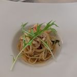 Felicita Pizzeria Trattoria - 2015年5月　白身魚と桜えびのソース スパゲッティ