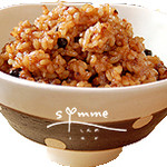 カフェ simme - 土・日曜は、酵素玄米ごはんに変更できます（+150円）