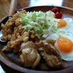 Design Festa Cafe & Bar - そば飯550円