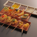 *B LUNCH (lunch course with 10 types of Fried Skewers)