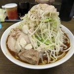 らーめん　たろう - ・「味噌らーめん にんにく、あぶら、野菜増し(\800)」