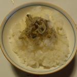 柿安 - [食事]島根県産　仁多米ご飯 ちりめん山椒