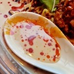 さんじ - 胡麻たっぷりの濃厚仕様スープ！