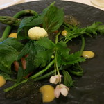 プレヴナンス - 27年6月　11種の山の恵み2015　信州サーモン、山葵・柚子クリーム