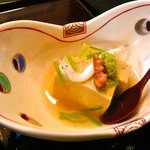 お料理 ほし - 【先付：薩摩芋豆腐】◎2010/5