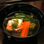 お料理 ほし - 【椀盛：海老と浅利のしんじょう】♪2010/5