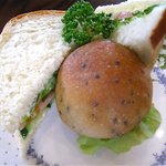 カフェノア - 自家製天然酵母パンのサンドイッチ（780円）
