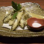 鰻屋 三右ヱ門 - 201506 鮎のてんぷら