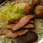 鶴に橘 - マンガリッツァ豚のソテー