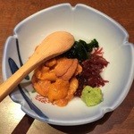 Kassai Shungyo Sankai - 塩水うに、500円です。