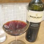 トラットリア ダ コヴィーノ - ニコレッロ・ランゲ・ネッビオーロ　グラス　￥800