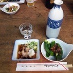 加茂鶴 ひや酒と酒の肴