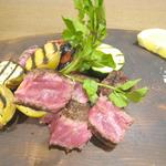 トラットリア ダ コヴィーノ - 栃木産和牛イチボのグリル（ハーフ）　￥1800