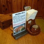 じんぎすかん北海道 - 焼き方説明