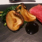 NARISAWA - 付け合わせズームイン。