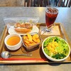 高虎DOG - 料理写真:高虎コンボセット(つくねドッグ、アイスティー)