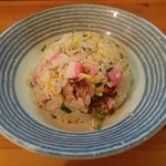 まるまつラーメン - Ｃセットの半焼飯 2015年6月