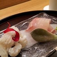 日本料理 太月 - お造り  イサキと鱧