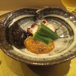 さえ喜 - 明石の真鯛・・・きんざんじ味噌と自家製マヨネーズを和えた必殺ソース　2010,4月