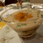 モナリザ - 【夏の園遊会（笑）】宮崎県佐土原ナスと生ウニのクープ　オマール海老のクリームと共に