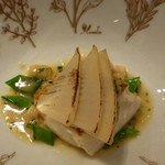 モナリザ - 【夏の園遊会（笑）】タケノコをまとった真鯛のポワレ　ブールブランソース