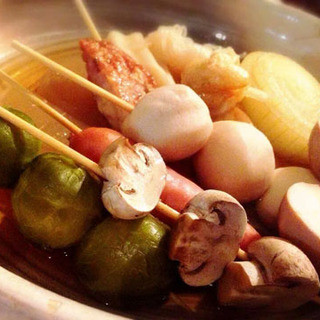 [Marunouchi style is where you can thoroughly enjoy the soup stock and ingredients. ]