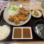 埼玉タンメン 山田太郎  - 料理写真:太郎から揚げ定食