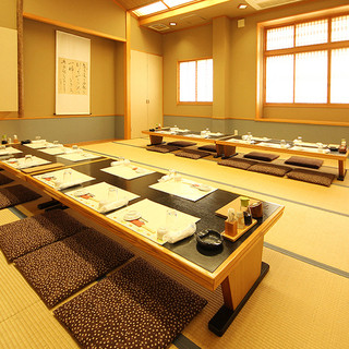 Relaxing Japanese space◆Can accommodate small to large groups