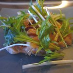 鉄板ダイニング 京四季庵 - 地鶏の四川風サラダ仕立て