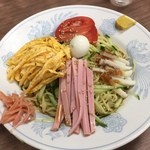 万来 - Jun, 15　冷やし中華680円