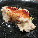 鳥茂 - フォアグラの白味噌漬け、2週間寝かせて、バルサミコ酢で2