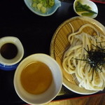 田舎うどん てつ - てつピー　600円　ピーナッツ味噌だれ