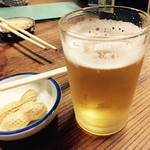 大衆酒場 斎藤 - お通しと黒ラベル