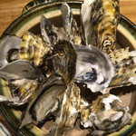 四十八漁場 - 牡蠣の土鍋蒸し(❛ᴗ❛人)✧鉄板♪
