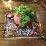 アジャン - トマトの中にホタルイカ☆