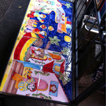 トラットリア・築地パラディーゾ - ベンチも可愛くて( ^ω^ )