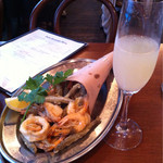 トラットリア・築地パラディーゾ - seafoodフリット♡