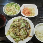 縁香館 - 日替わりランチ　回鍋肉　500円