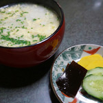 ふく料理 しのだ - 雑炊　香の物