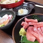 まるさん松本 - 中トロ定食