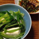 日の出 - お豆腐と葱と三つ葉