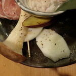 炉憩 - エリンギ、長芋