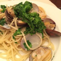 クチーナ ヒラタ - あさりと菜の花のスパゲッティ
